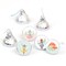 Big Dot of Happiness Let's Be Fairies - Fairy Garden Birthday Party Round Candy Sticker Favors - Labels Fits Chocolate Candy (1 sheet of 108)